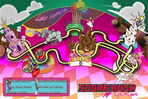 Sugar rush map by zinckat on DeviantArt