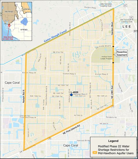 SFWMD Issues Water Shortage Order for Northeastern Portion of Cape Coral | South Florida Water ...