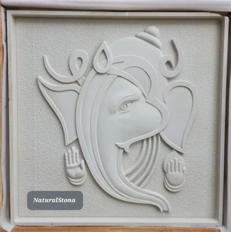 Cnc Curving MATT Lord Ganesha Wall Murals, For Decoration at Rs 1680/sq ft in Rewari