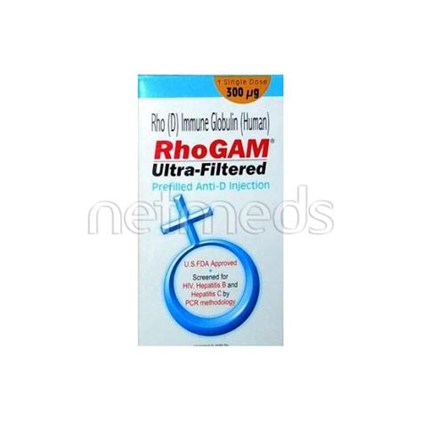 Buy Rhogam 300mg Injection 1's Online at Upto 25% OFF | Netmeds