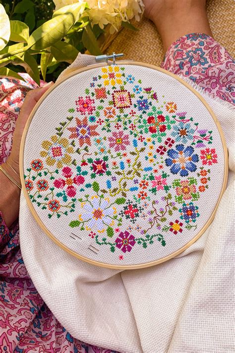 DIY Cross Stitching with a Pattern - Honestly WTF