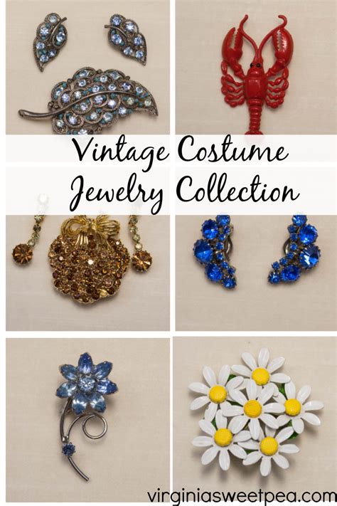 Vintage Costume Jewelry - Sweet Pea