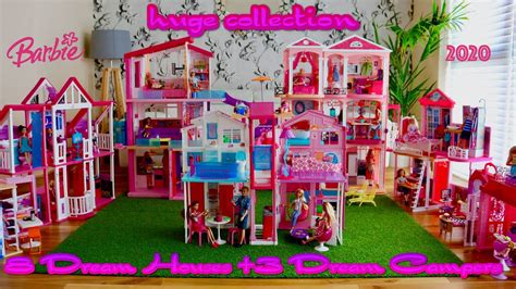 Barbie Dream House and Dream Camper Huge Collection 2020, Barbie ...