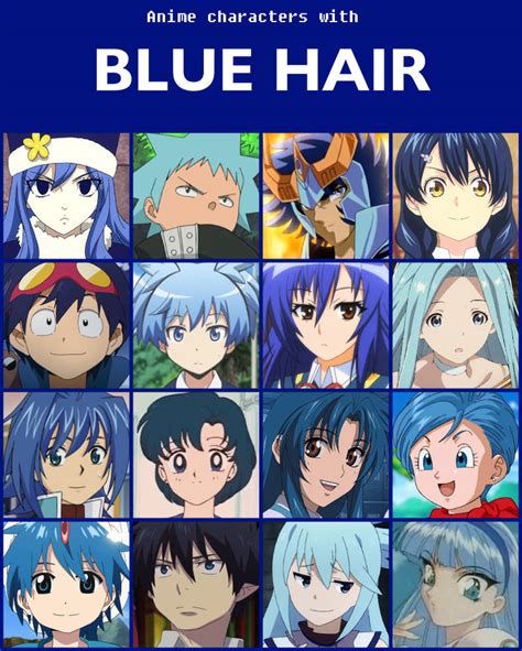 Anime characters with blue hair [V2] by jonatan7 on DeviantArt