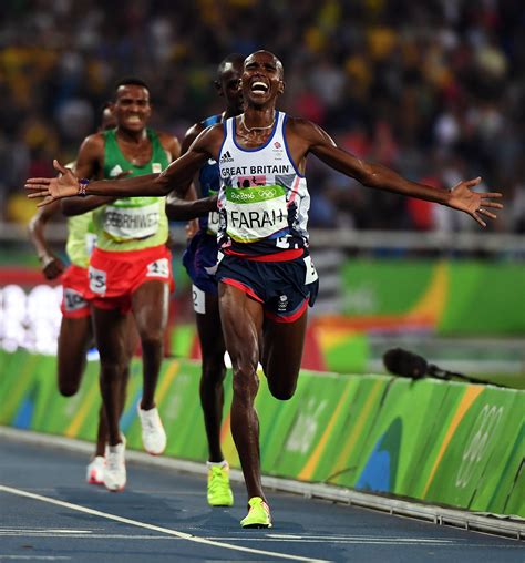 Mo Farah Lands a Double-Double, Winning Gold in 5,000 - The New York Times