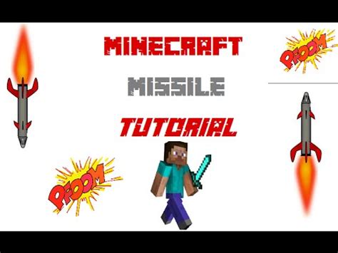 Minecraft: Missile Tutorial (Moving) - YouTube