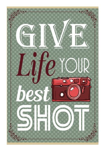 Camera Life Quote Wall Art| Buy High-Quality Posters and Framed Posters ...