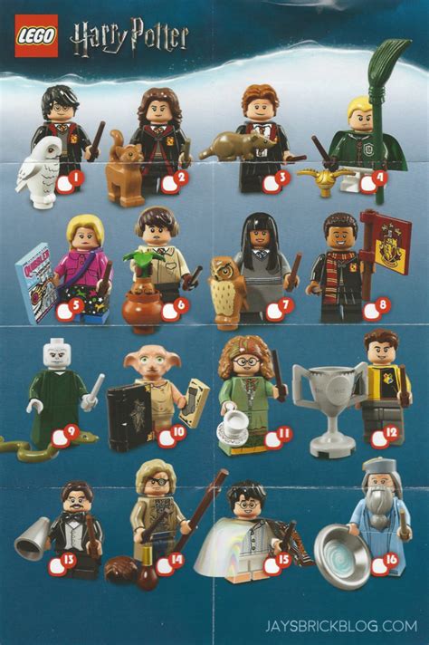 LEGO Harry Potter Hogwarts Minifigures Harry Hermione Ron Dobby 71022 ...