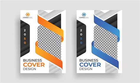 Creative shape corporate business brochure cover design template or ...