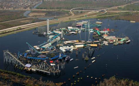 Jazzland Six Flags Amusement Park - View from above - modlar.com