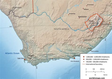 Orange river - World in maps