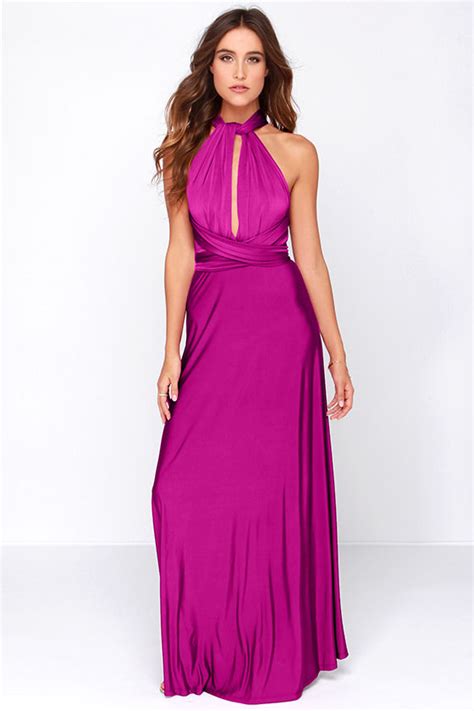 Pretty Maxi Dress - Convertible Dress - Magenta Dress - Infinity Dress - $58.00 - Lulus