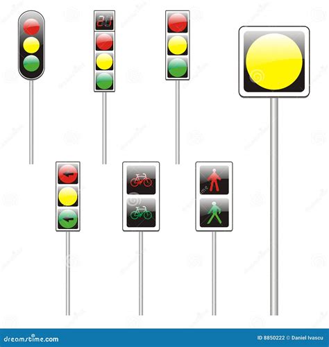 Isolated European Road Signs Stock Vector - Illustration of roundabout, overtaking: 8850222