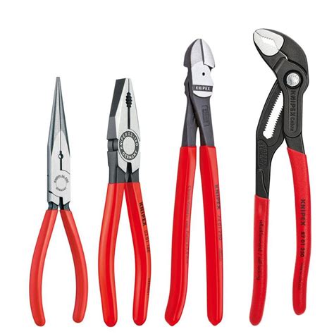 KNIPEX 4-Pack Traditional Plier Set at Lowes.com