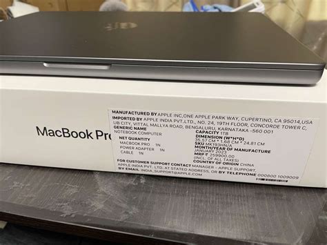 Apple MacBook Pro 16'' Laptop, M1 Pro Chip, With 10 Core CPU, 16 Core ...