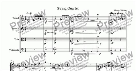 String Quartet - Download Sheet Music PDF file