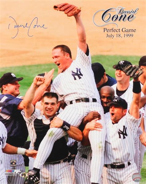 David Cone Signed Yankees Perfect Game 16x20 Photo | Baseball, Football ...