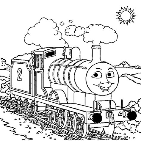 edward thomas the train coloring pages - Clip Art Library