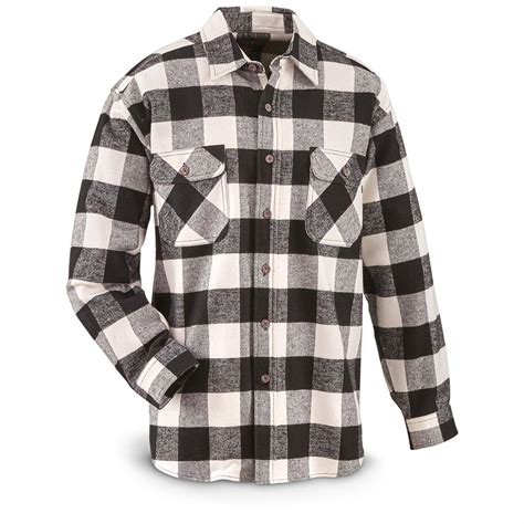 Moose Creek Men's Brawny Plaid Flannel Shirt - 665576, Shirts at ...