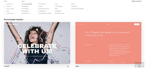 Free Squarespace Templates