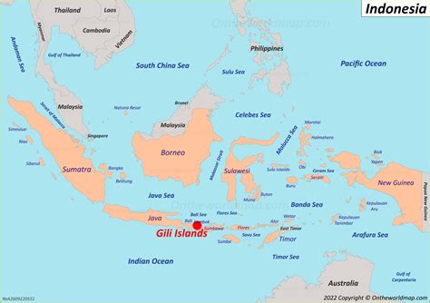 Gili Islands Map | Indonesia | Detailed Maps of Gili Islands (Gili Trawangan, Gili Meno, Gili Air)