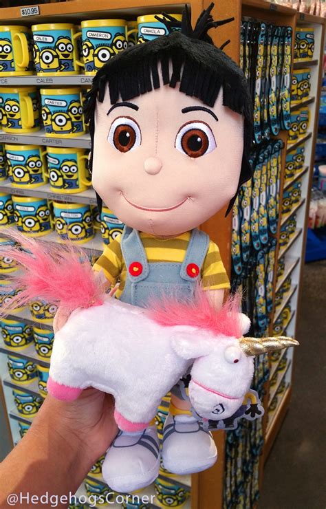 Despicable ME Universal Studios Parks Plush Agnes Holding Unicorn – Hedgehogs Corner