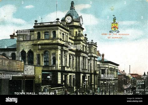 Town Hall, Burnley, Lancashire Stock Photo - Alamy