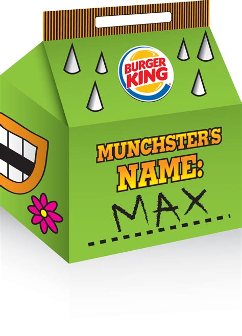 Burger King Kids Box Design on Behance