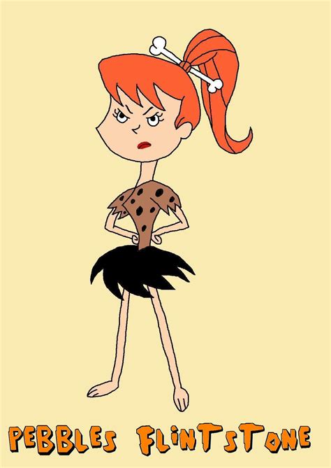 Ticked Off Pebbles Flintstone - Colored by MetroXLR on DeviantArt