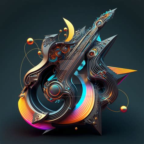 Futuristic Guitar by ArtificialBrush on DeviantArt