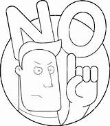 Say No To Drugs Coloring Pages Printable Sketch Page sketch template