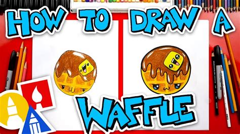 How To Draw A Funny Waffle + Challenge Time