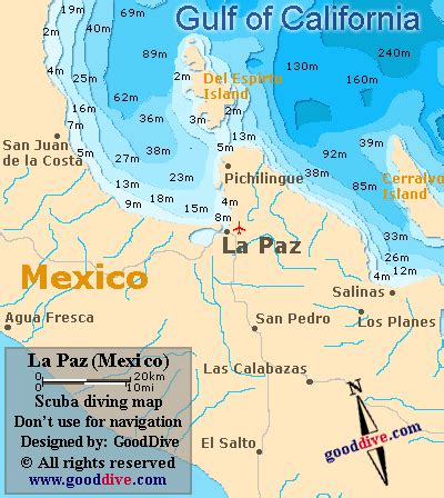 la paz map - GoodDive.com