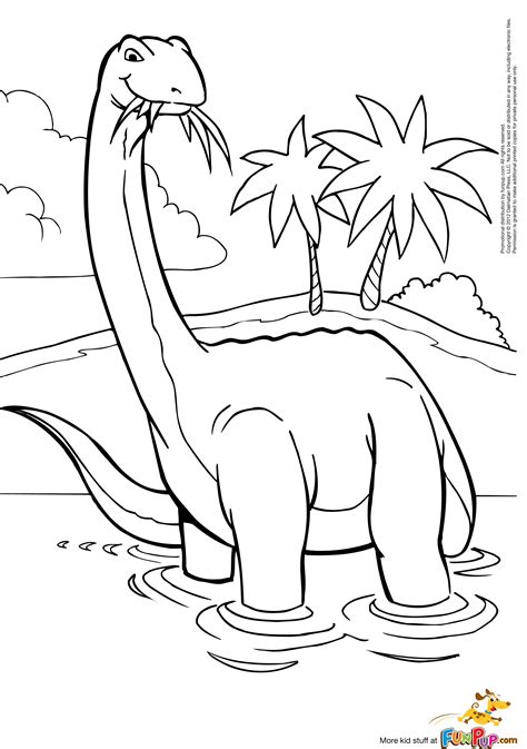 Brontosaurus Coloring Page at GetColorings.com | Free printable colorings pages to print and color