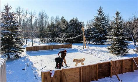 How to build an epic backyard hockey rink — allthingshome.ca