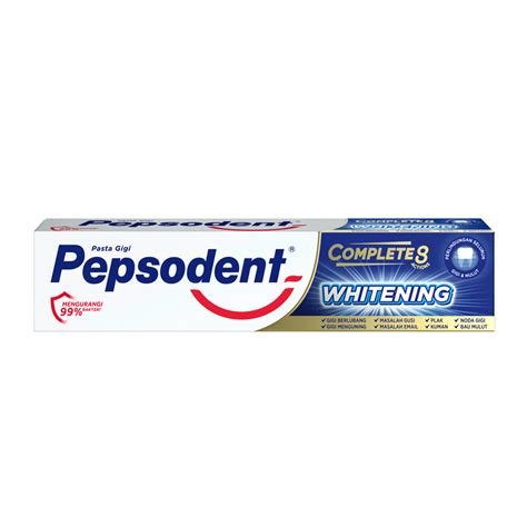 Jual Pepsodent Complete 8 Action Whitening 75gr - HBHoz