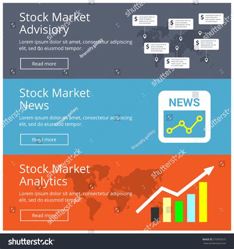 Flat Design Concepts Stock Market News Stock Vector 273950315 ...