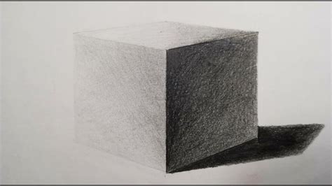 SHADE AND SHADOWS - CUBE | Shadow drawing, Art cube, Shadow painting