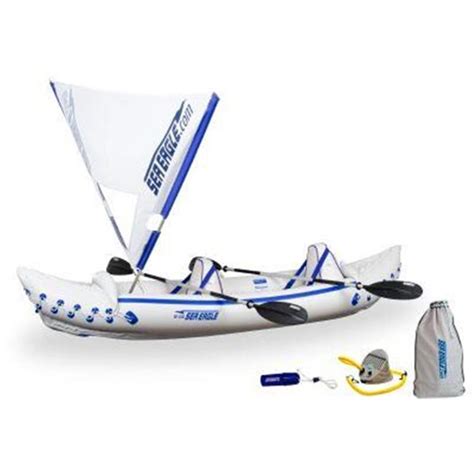 Inflatable Kayak - QuikSail Seats Paddles and Pump - Walmart.com ...