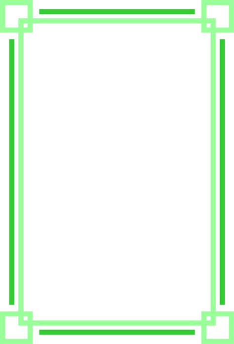 Border Green | Free Stock Photo | Illustration of a blank green frame border | # 8336 | Green ...