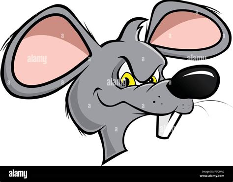 cartoon vector illustration of a rat face Stock Vector Image & Art - Alamy