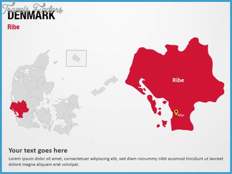 Ribe Denmark Map - TravelsFinders.Com