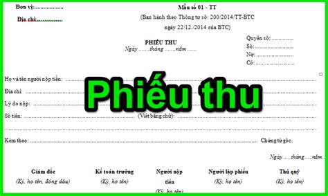 Tải ngay mẫu phiếu thu tiền mặt word chuyên nghiệp và tiện lợi nhất