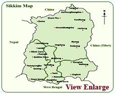 Sikkim Map - Map of Sikkim, Sikkim Maps India, Maps of Sikkim India