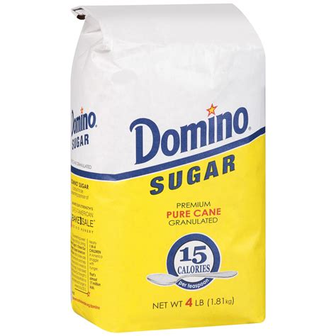 Domino Premium Sugar Cane Granulated Sugar 4 lb. Bag - Walmart.com - Walmart.com