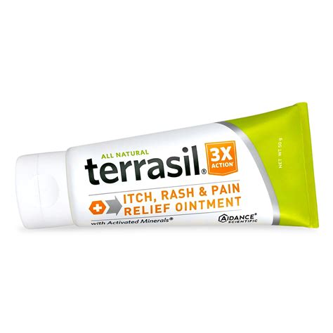 Buy Terrasil® Itch Rash & Pain Relief Ointment with All-Natural Activated Minerals® 3X Action ...