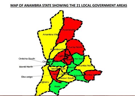 Map Of Onitsha Anambra State Nigeria