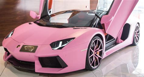 Lamborghini Aventador In Pepto Pink Over Orange Has Got To Be Ironic | Carscoops