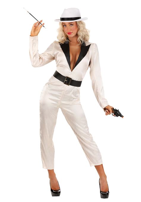 Women's Clarisse the Crime Boss Costume | 20's Costumes