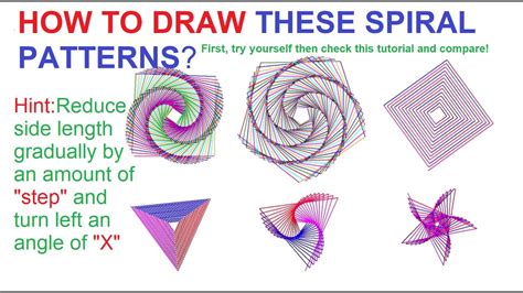 Lec-8: Python Turtle Graphics: Draw Multiple Spiral Patterns | Shifting ...